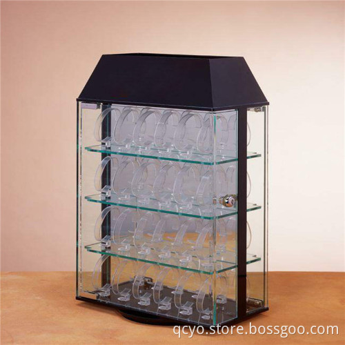 alibaba express cabinet for watch exhibition plastic watch rack QCY-W1